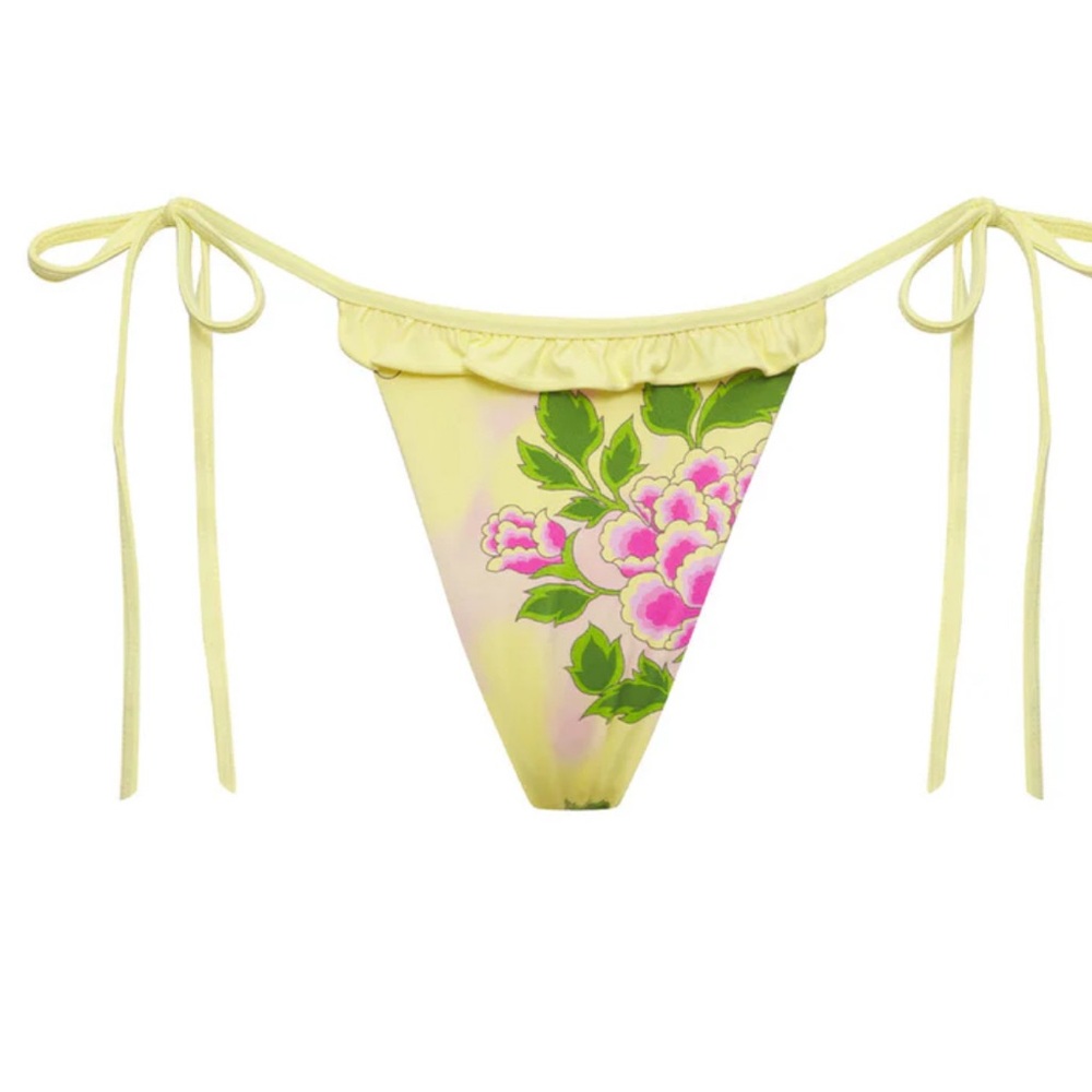 Frankie's Bikinis Yellow Bikini Bottom